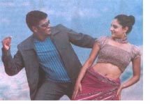 Puneet Rajkumar and Ramya in film Abhi