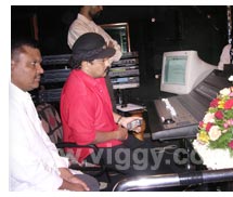 Ravichandran at his recording studio