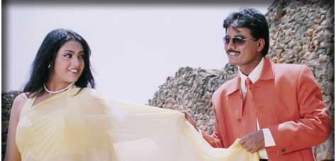 Meena and Shivaram in film Game