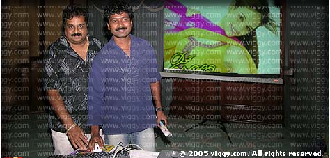 Ramprasad and Prem during Jogi website launch