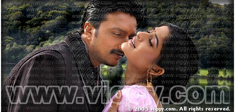 Sudeep ans Anjali Javeri in Nammanna