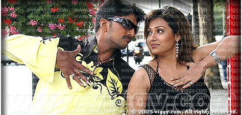 Sudeep and Flora in Nammanna
