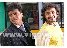 Shivarajkumar and Vijay Raghavendra in Rishi