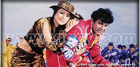 Priyanka and Shivarajkumar in film Rowdy Aliya