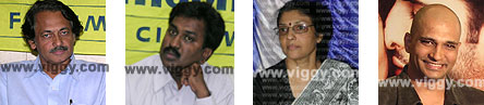 Winners of State Awards 2005  - Girisha Kasaravalli, P. Sheshadri, Arati, Indrajith Lankesh