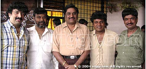 Gurukiran, M.S. Ramesh, K.V. Nageshkumar, Shivrajkumar & producer Shilpa Srinivas